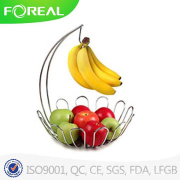 Obstkorb Baum Spektrum und Banane-Halter, Chrom